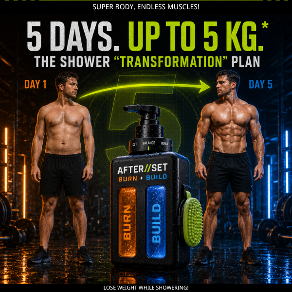 AFTERSET BURN+BUILD HyperMetabolic Shower System