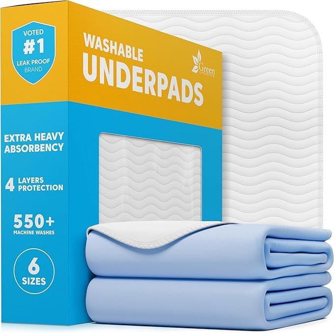40-Pack Washable Reusable Underpads - 34 x 36 in