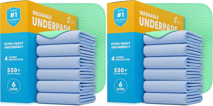 40-Pack Washable Reusable Underpads - 34 x 36 in