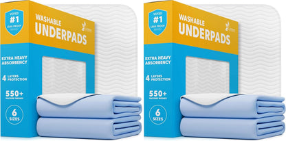 40-Pack Washable Reusable Underpads - 34 x 36 in