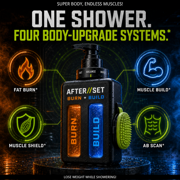 AFTERSET BURN+BUILD HyperMetabolic Shower System