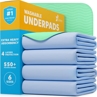 40-Pack Washable Reusable Underpads - 34 x 36 in