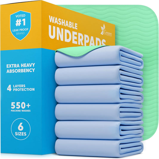40-Pack Washable Reusable Underpads - 34 x 36 in