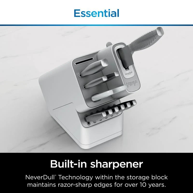NeverDull EdgeKeeper 12-Piece Stainless Knife System with Built-In Sharpener — Buy 1 Get 1 Free