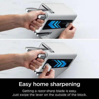 NeverDull EdgeKeeper 12-Piece Stainless Knife System with Built-In Sharpener — Buy 1 Get 1 Free